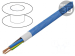 Wire | H03VV-F,OMY | 3G0.75mm2 | round | stranded | Cu | PVC | textile