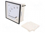 Ammeter | on panel | I AC: 0&divide;250A | True RMS | Class: 1.5 | 40&divide;72Hz | 600V