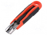 Knife | universal | with a spring mechanism