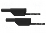 Test lead | 16A | banana plug 4mm,both sides | Urated: 1kV | Len: 1m