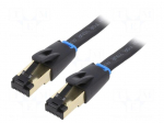 Patch cord | U/FTP | Cat: Cat 8.1 | RJ45 plug,both sides | stranded