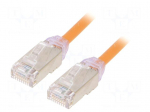 Patch cord | F/UTP,TX6A-28&trade; | Cat: 6a | RJ45 plug,both sides | wire