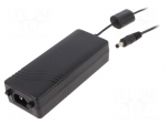 Power supply: switching | 48VDC | 1.88A | Out: 5,5/2,5 | 90W | 90&divide;264VAC