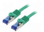 Patch cord | S/FTP | Cat: 6a | RJ45 plug,both sides | stranded | Cu
