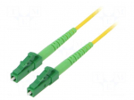 Fiber patch cord | OS2 | LC/APC,both sides | 2m | 9/125um | LSZH | green
