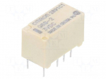 Relay: electromagnetic | DPDT | Ucoil: 3VDC | Icontacts max: 2A | G6S
