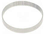 Timing belt | T2.5 | W: 10mm | H: 1.3mm | Lw: 210mm | Tooth height: 0.7mm