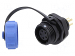 Connector: circular | socket | female | PIN: 5 | IP68 | SP11 | 4&divide;6.5mm | 3A