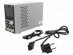 Laboratory power supply: programmable | 0&divide;60VDC | 0&divide;10A | 220VAC