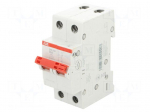 Switch-disconnector | Poles: 2 | for DIN rail mounting | 50A | 415VAC
