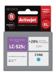 Activejet AB-525CN ink (replacement for Brother LC525C; Supreme; 15 ml; cyan)