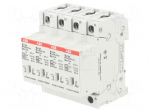 Surge arrester | Type 1+2 | Poles: 4 | In 8/20us: 80kA | -40&divide;80&deg;C | IP20