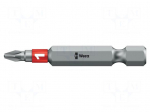 Screwdriver bit | Phillips | PH1 | 1/4" | Overall len: 50mm | BiTorsion