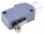 Microswitch SNAP ACTION | 16A/250VAC | with lever (with roller)