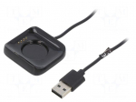 Cable: for smartwatch charging | Oppo | 1m | 1A | black
