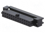 Connector: wire-wire/PCB | plug | female | PIN: 26 | Milli-Grid | IDC