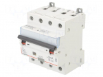 RCBO breaker | Inom: 20A | Ires: 30mA | Max surge current: 250A | IP20