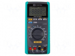 Digital multimeter | LCD | (6000) | VDC: 0.1&divide;600mV,6V,60V,600V,1kV