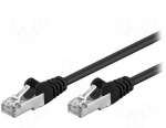 Patch n&ouml;&ouml;r | F/UTP | 5e | luhtunud | CCA | PVC | must | 20m | 26 AWG