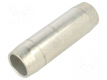 Tip: butt splice | non-insulated | copper | 300mm2 | tinned | crimped