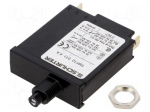 Circuit breaker | Urated: 240VAC | 28VDC | 4A | SPST | Poles: 1 | screw