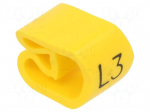 Markers | Marking: L3 | 8&divide;16mm | PVC | yellow | -30&divide;60&deg;C | leaded | PA-3
