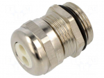 Cable gland | multi-hole | PG13,5 | IP65 | brass | Holes no: 2 | 5mm