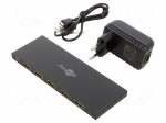Splitter | HDMI 2.0 | Input: HDMI socket,USB B micro socket | black