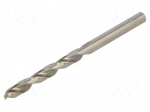 Drill bit | for metal | &Oslash;: 6mm | high speed steel grounded HSS-G