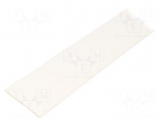 Heat shrink sleeve | glueless | 2: 1 | 50.8mm | L: 1m | white
