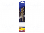 Drill set | for metal | high speed steel cobalt HSS-Co | 5pcs.