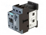 Contactor: 3-pole | NO x3 | Auxiliary contacts: NO + NC | 230VAC | 9A