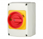 PNGRS2510LK emergency ON-OFF switch with padlocking 3P 25A IP65
