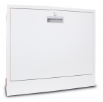 3U 19'' Wall cabinet for CCTV, ALARM, IT/ 580x500x180mm / Grey/ Assembled