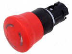 Switch: emergency stop | 22mm | Stabl.pos: 2 | red | IP66,IP67,IP69K