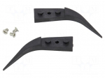 Kit of tips | Blade tip shape: flat | Tweezers len: 30mm | ESD | 2pcs.