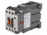 Contactor: 3-pole | NO x3 | Auxiliary contacts: NO + NC | 220VDC | 9A