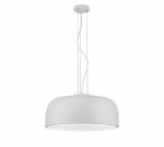 Trio Baron piekarama lampa 4xE27 matt white brushed steel 309800431 4017807387681