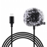 Jack Puluz tie microphone with clip PU425 1.5m USB-C