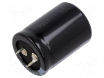 Capacitor: electrolytic | SNAP-IN | 2200uF | 100VDC | &Oslash;30x40mm | &plusmn;20%