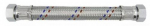 Lokanais savienojums FF1" 70cm,DN25,cink.tērauds Lokanais savienojums 1"FF DN25, cinkota tērauda pinums