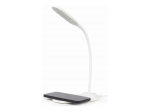 Gembird | Desk lamp with wireless charger | TA-WPC10-LED-01-W