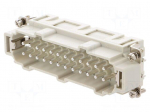 Connector: HDC | contact insert | male | GWconnect | PIN: 24 | 16A | 500V