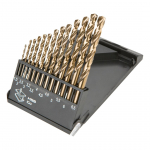 T&ouml;&ouml;riistad ja m&otilde;&otilde;teseadmed // Lisaseadmed lihvijatele, puuridele ja kruvikeerajatele // Wiertła do metalu HSS-Co 1.5-6.5 mm, zestaw 13 szt.