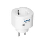 Uued tooted // Gniazdo sieciowe sterowane bezprzewodowo Wi-Fi,  z odbiornikiem radiowym, IP20, ORNO Smart Home, Schuko
