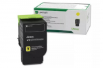 Original Toner Yellow Lexmark CS421, CS521, CS622, CX421, CX522, CX622, CX625 (78C20Y0)