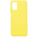 Back panel cover Evelatus Samsung Galaxy A03s Soft Touch Silicone Case Yellow