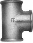 Galv.Cast Iron Red.Tee 21/2''-11/4''