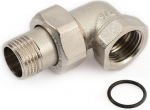 Elbow o-ring connector MF 1'', chrome plated