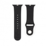 Strap Connect  Watch 38/40/41mm Silicone Loop Watch Strap (132mm M/L) Black
